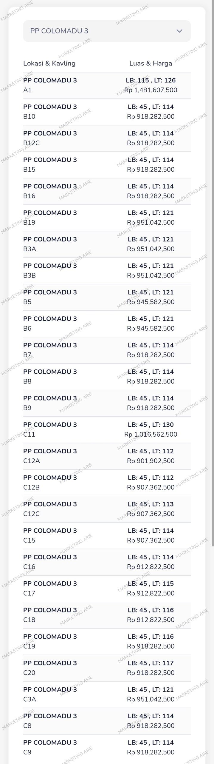 PONDOK_PERMAI_COLOAMDU_HARGA