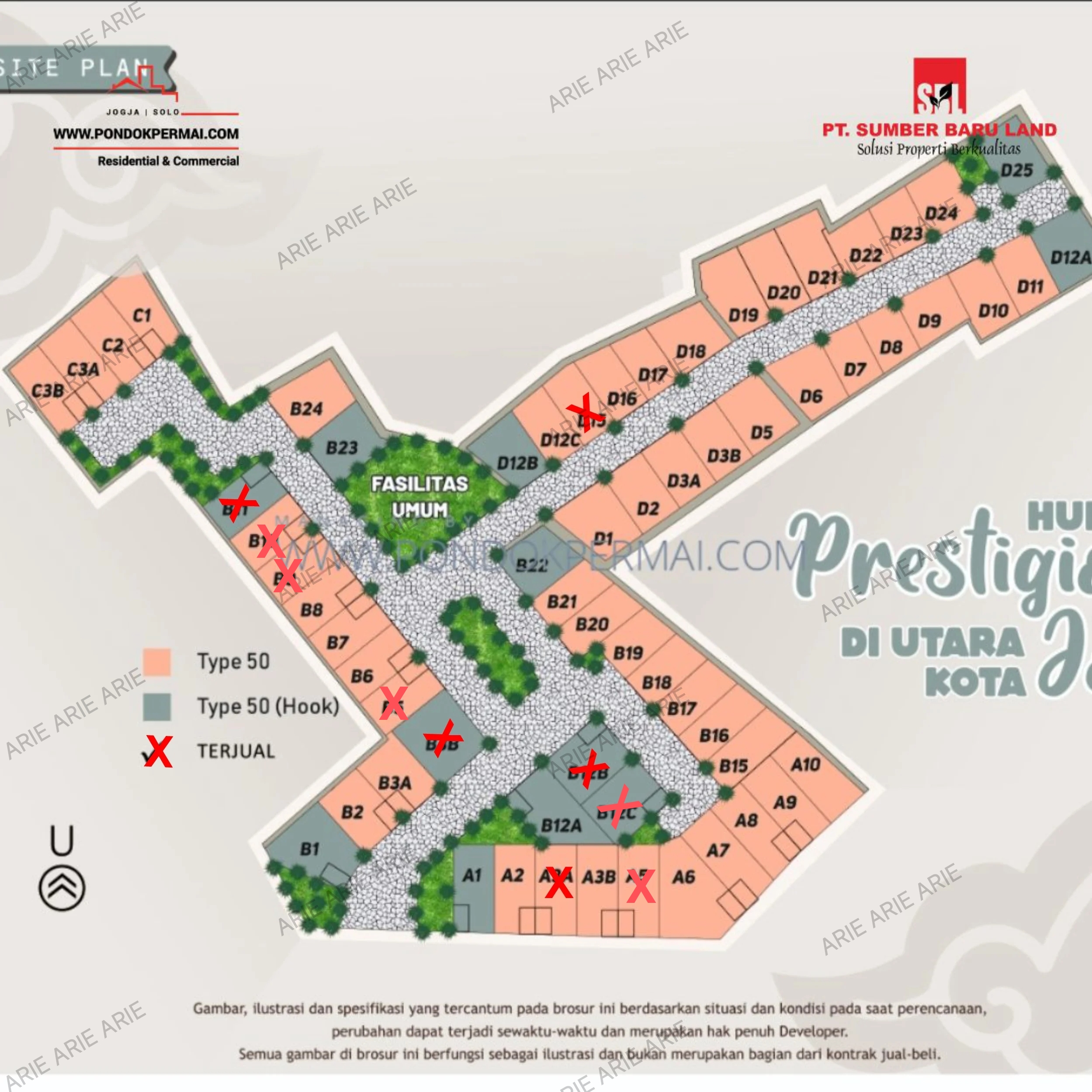PONDOK_PERMAI_CANDI_GEBANG_siteplan