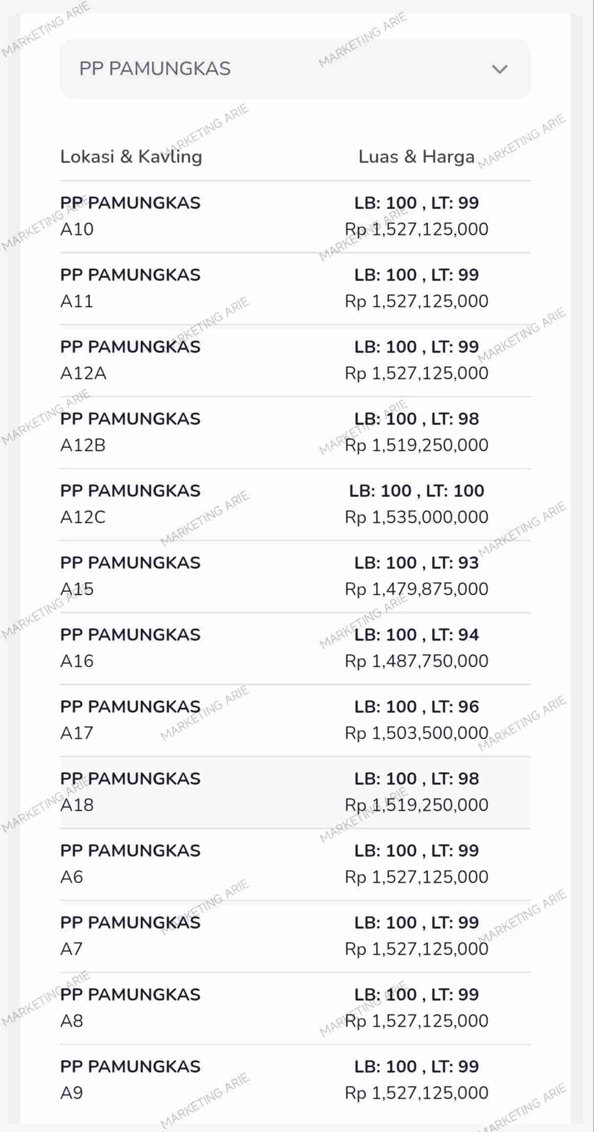 pondok_permai_pamungkas_harga_juli_2026