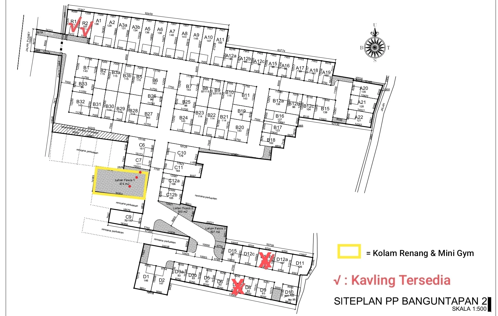 pondok permai banguntpan siteplan